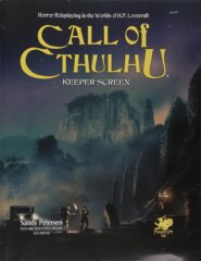 Call of Cthulhu Keeper Screen